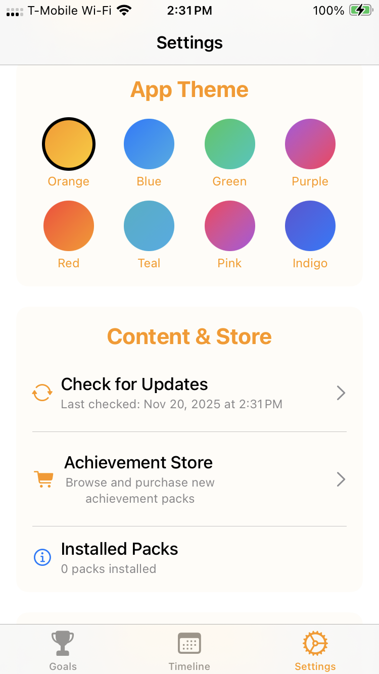 Choose your prefered color for a personal experience
